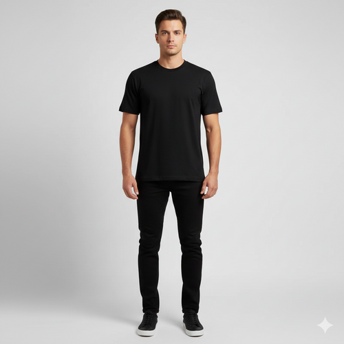 Men’s Streetwear Heavyweight Cotton Short Sleeve T-Shirt