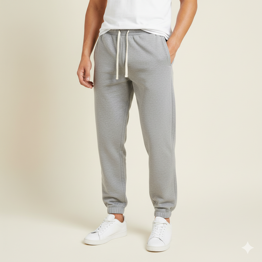 Men’s Regular Fit Athleisure Drawstring Sweatpants
