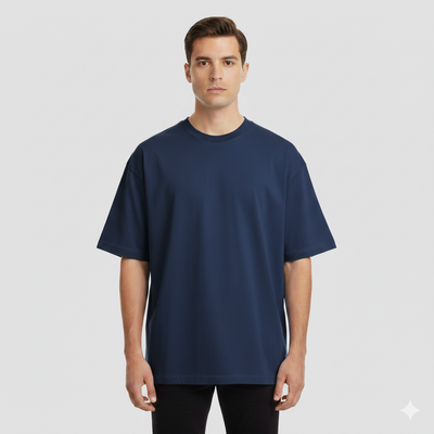 Men’s Streetwear Heavyweight Cotton Short Sleeve T-Shirt