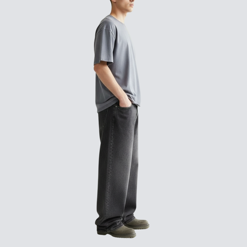 Men’s Extreme Baggy Black Denim