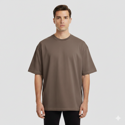 Men’s Streetwear Heavyweight Cotton Short Sleeve T-Shirt