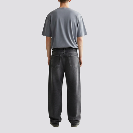 Men’s Extreme Baggy Black Denim