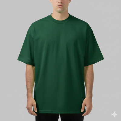 Men’s Streetwear Heavyweight Cotton Short Sleeve T-Shirt