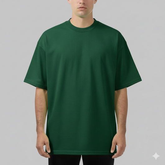 Men’s Streetwear Heavyweight Cotton Short Sleeve T-Shirt