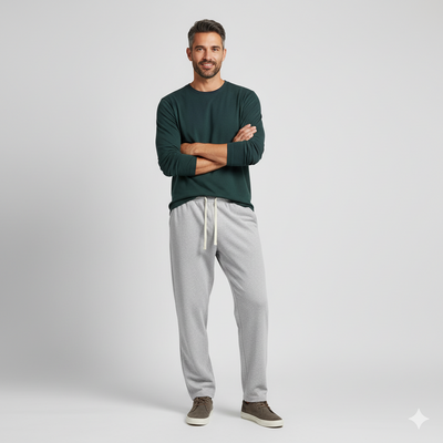 Men's Casual Drawstring Sweatpants with Pockets