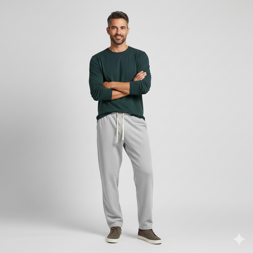 Men's Casual Drawstring Sweatpants with Pockets