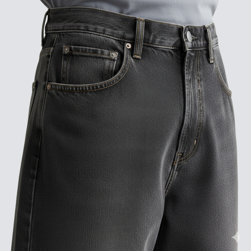 Men’s Extreme Baggy Black Denim