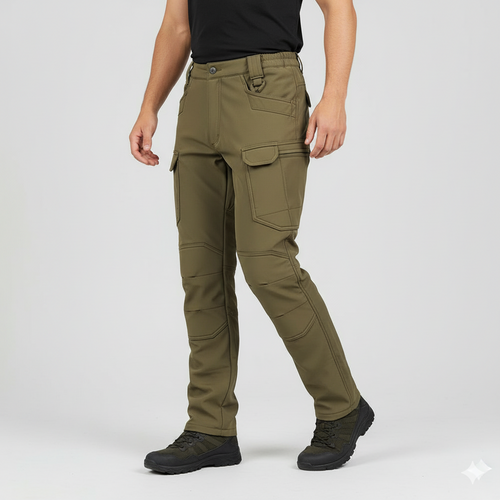 Men’s Windproof Fleece Outdoor Tactical Pants