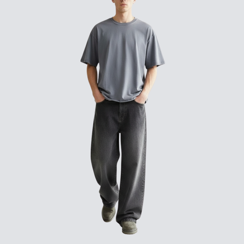 Men’s Extreme Baggy Black Denim