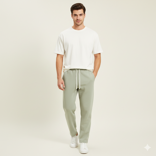 Men’s Regular Fit Athleisure Drawstring Sweatpants