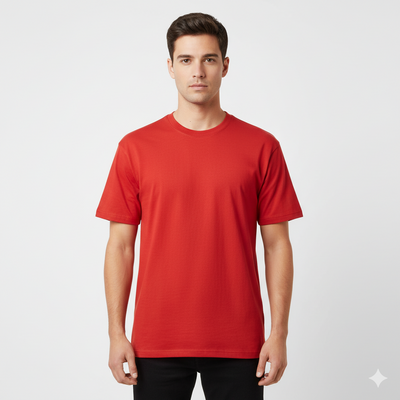 Men’s Streetwear Heavyweight Cotton Short Sleeve T-Shirt