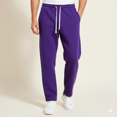 Men’s Regular Fit Athleisure Drawstring Sweatpants
