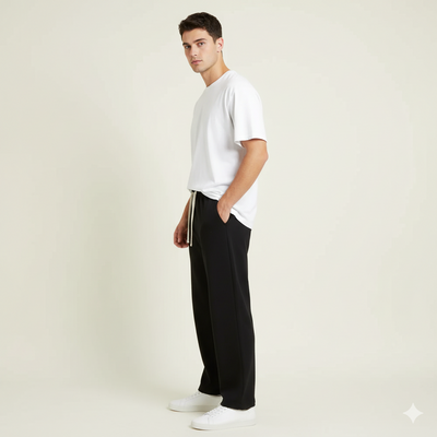 Men’s Regular Fit Athleisure Drawstring Sweatpants