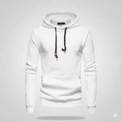 Men's Pullover Plaid Casual Hoodie