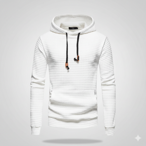 Men's Pullover Plaid Casual Hoodie