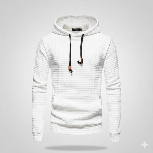 Men's Pullover Plaid Casual Hoodie