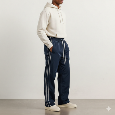 Men’s High Street Loose Straight Pants