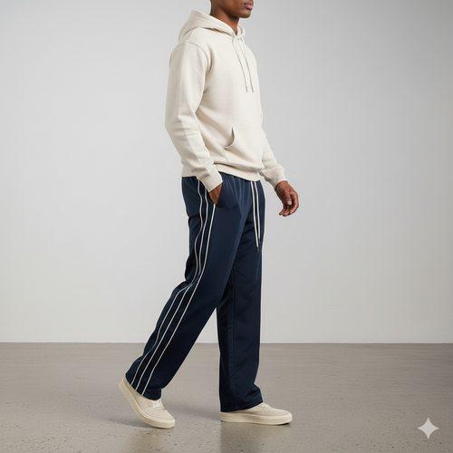 Men’s High Street Loose Straight Pants