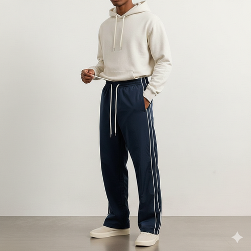 Men’s High Street Loose Straight Pants