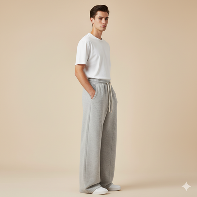 Men’s Fleece Thermal Oversized Sweatpants