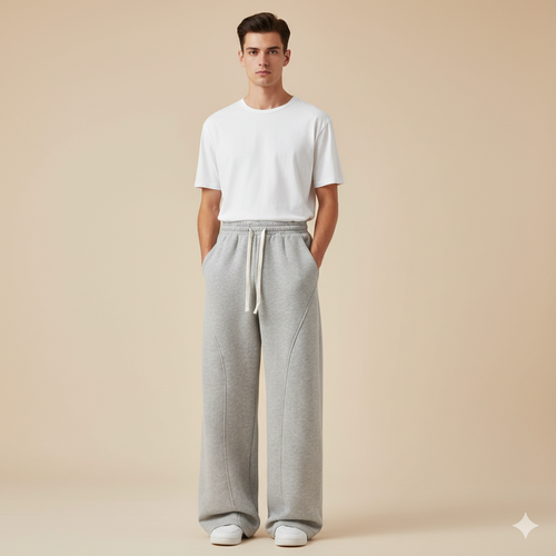 Men’s Fleece Thermal Oversized Sweatpants