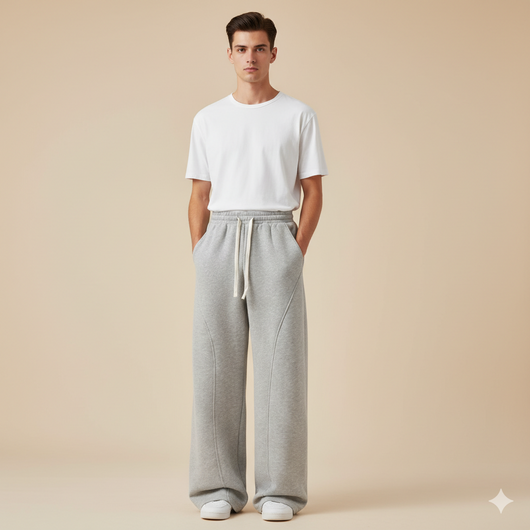 Men’s Fleece Thermal Oversized Sweatpants