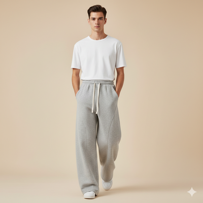 Men’s Fleece Thermal Oversized Sweatpants