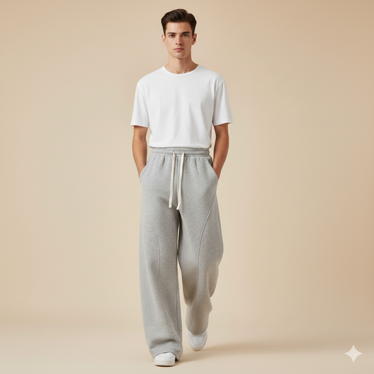 Men’s Fleece Thermal Oversized Sweatpants