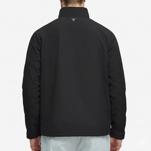Men’s Softshell Lightweight Water-Resistant Golf Windbreaker Jacket