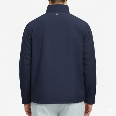 Men’s Softshell Lightweight Water-Resistant Golf Windbreaker Jacket