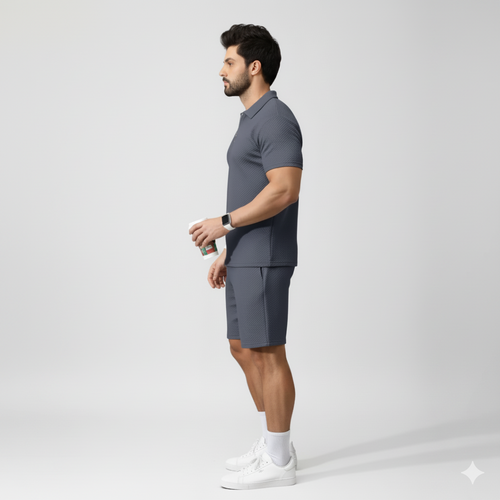 Men’s Polo & Shorts 2-Piece Summer Set