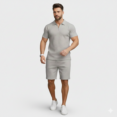 Men’s Polo & Shorts 2-Piece Summer Set