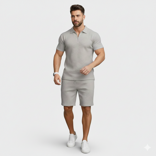 Men’s Polo & Shorts 2-Piece Summer Set