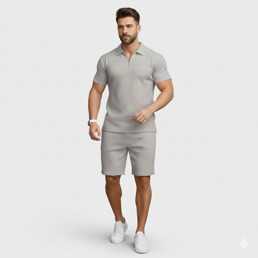 Men’s Polo & Shorts 2-Piece Summer Set