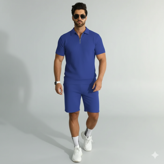 Men’s Polo & Shorts 2-Piece Summer Set