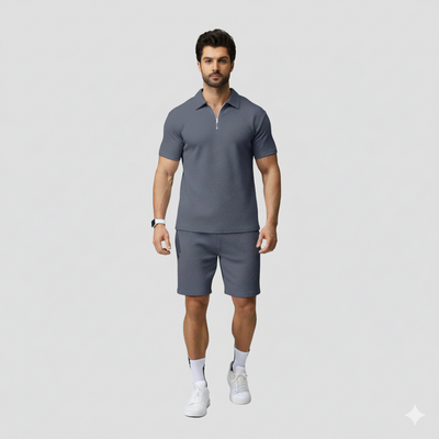 Men’s Polo & Shorts 2-Piece Summer Set