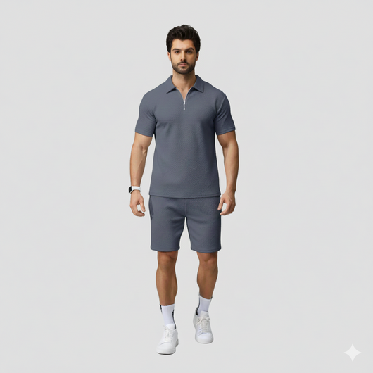 Men’s Polo & Shorts 2-Piece Summer Set