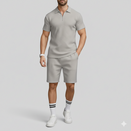 Men’s Polo & Shorts 2-Piece Summer Set