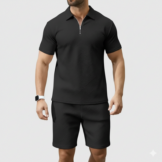 Men’s Polo & Shorts 2-Piece Summer Set