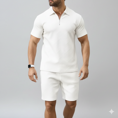 Men’s Polo & Shorts 2-Piece Summer Set