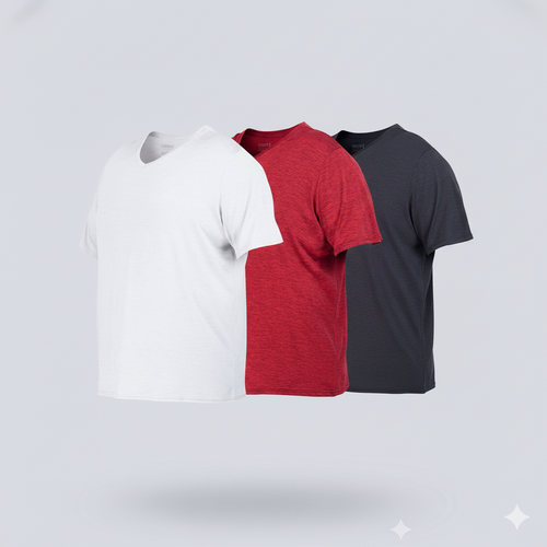 Men’s Big & Tall Tech Stretch T-Shirt 3-Pack