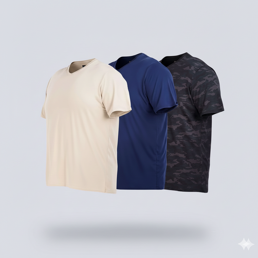 Men’s Big & Tall Tech Stretch T-Shirt 3-Pack