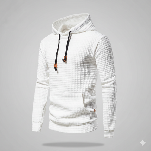 Men's Pullover Plaid Casual Hoodie