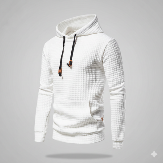 Men's Pullover Plaid Casual Hoodie