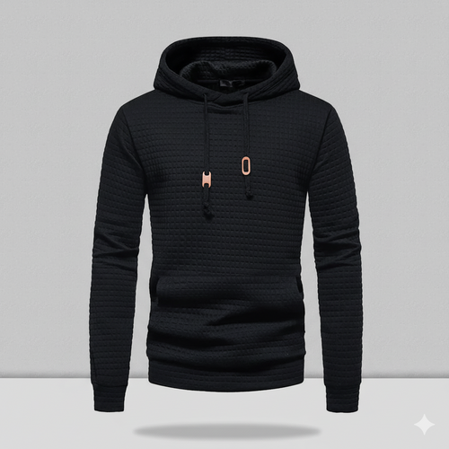 Men's Pullover Plaid Casual Hoodie