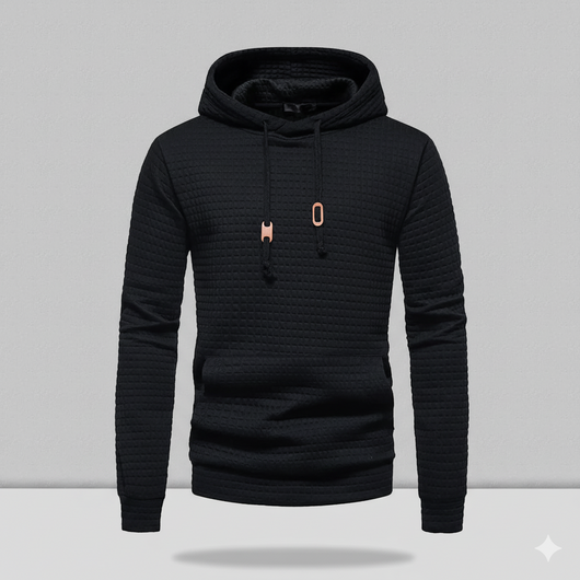 Men's Pullover Plaid Casual Hoodie