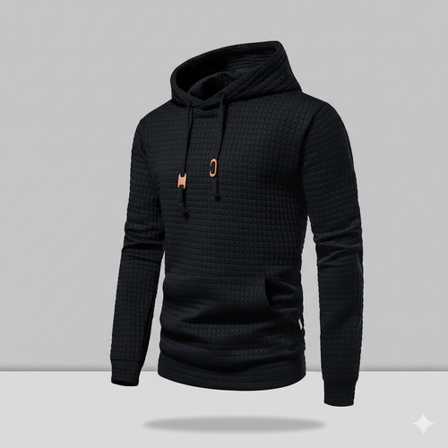 Men's Pullover Plaid Casual Hoodie