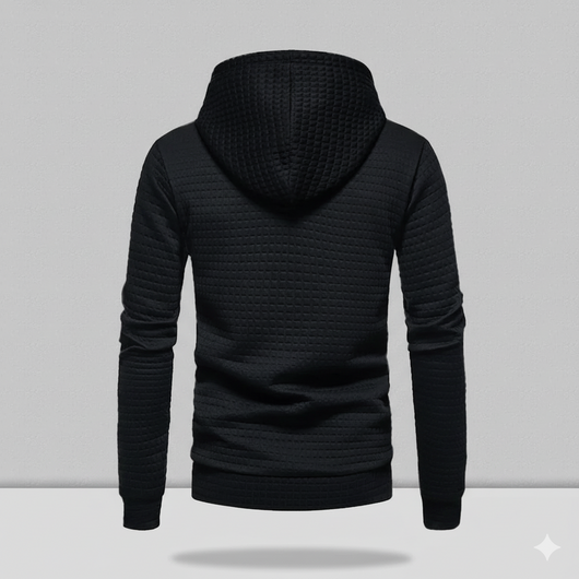 Men's Pullover Plaid Casual Hoodie