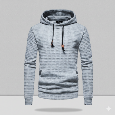 Men's Pullover Plaid Casual Hoodie