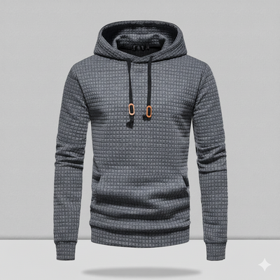 Men's Pullover Plaid Casual Hoodie